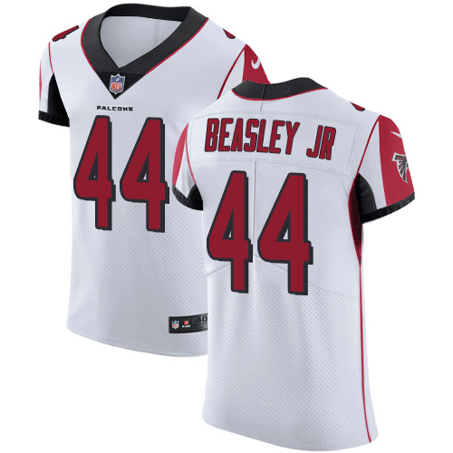 Nike Falcons #44 Vic Beasley Jr White Men's Stitched NFL Vapor Untouchable Elite Jersey - Click Image to Close